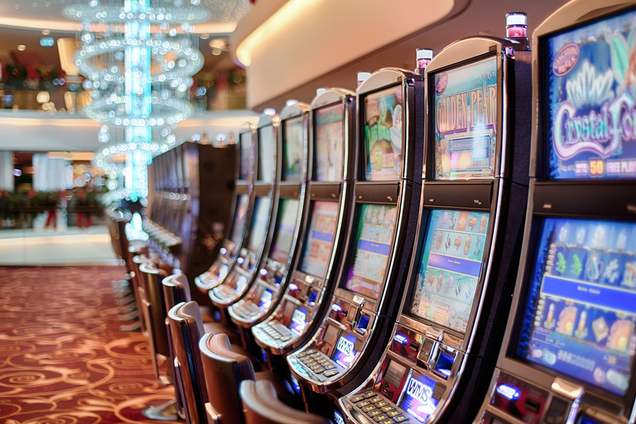 slot machines in a casino